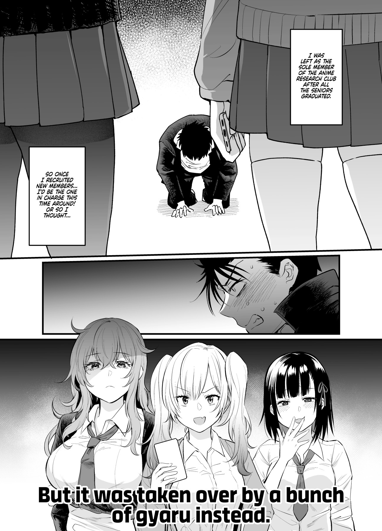 Hentai Manga Comic-Punishing Cheeky Kouhai Gyaru With Hypnosis Sex-Read-3